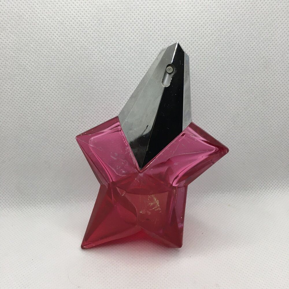 Nova Mugler 30 ml 1 oz refillable pink star bottle has cosmetic flaws